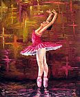Unknown Artist Ballerina painting